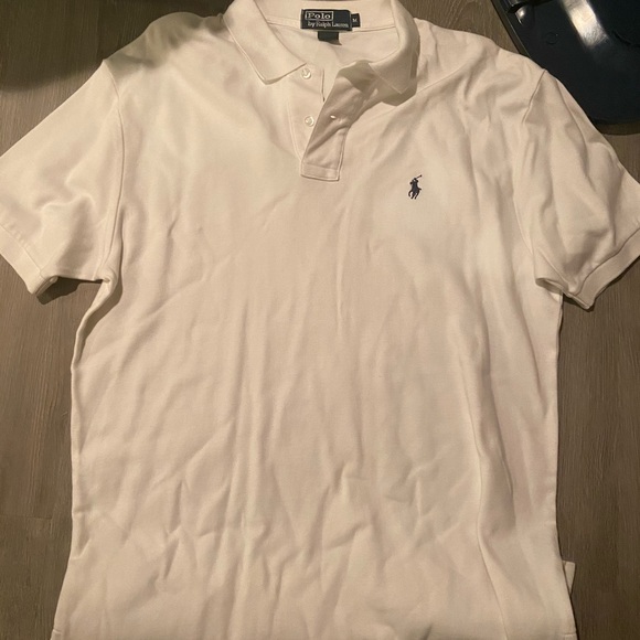 White men’s polo size M - Picture 2 of 3